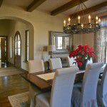 Dallas Custom Tuscan Villa Dining Room