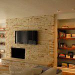 Preston Hollow Luxury Home Remodeling Stone Fireplace