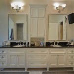 Dallas Tudor Custom Home Master Bath