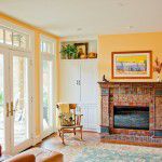 Lakewood Traditional Home Restoration Fireplace